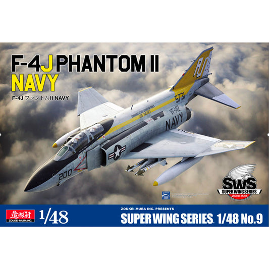Zoukei Mura SWS48-09 F-4J Phantom II Navy 1:48 Model Kit