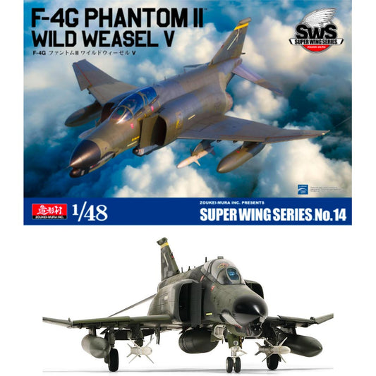 Zoukei Mura SWS48-14 F-4G Phantom II Wild Weasel V 1:48 Plastic Model Kit
