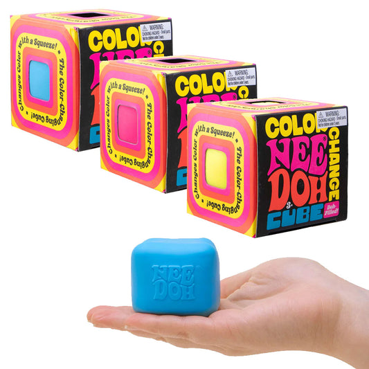 NeeDoh Colour Change Cube Fidget Stress Toy