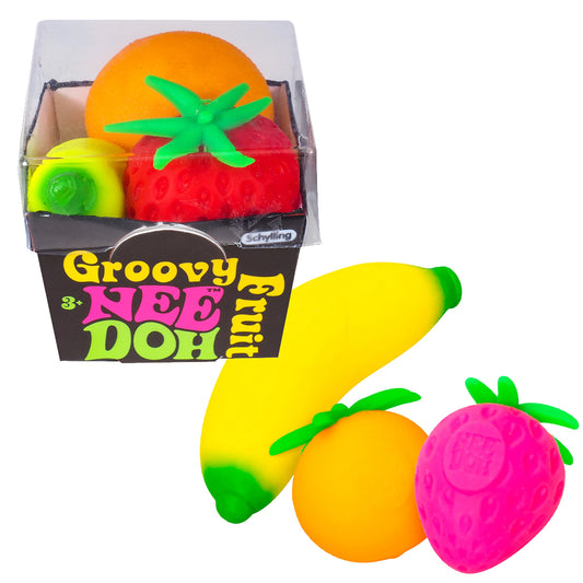NeeDoh Groovy Fruit Fidget Stress Toy