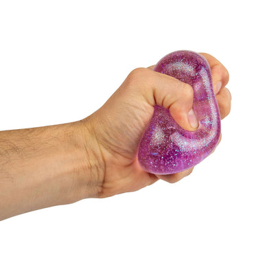 NeeDoh Glitter & Glow Nice Cube Fidget Stress Toy - Assorted Colours