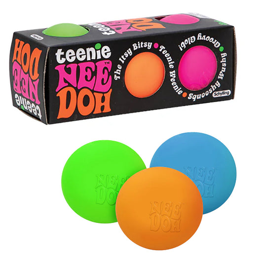NeeDoh Teenie NeeDoh 3-Pack Fidget Stress Toy - Assorted Colours