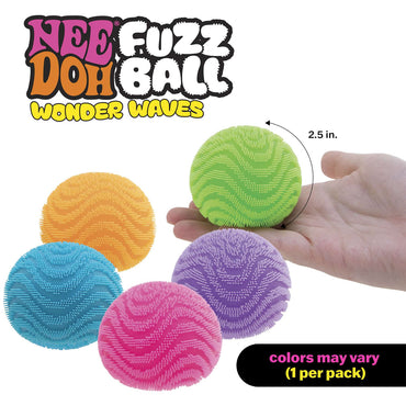 NeeDoh Fuzz Ball Wonder Waves Fidget Stress Toy