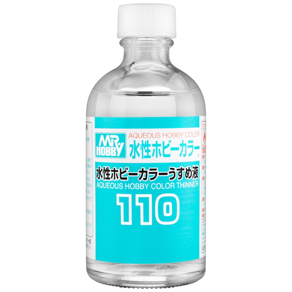 Mr. Hobby Mr.Aqueous Hobby Colour Thinner - T-110 - 110ml Model Paint Thinner