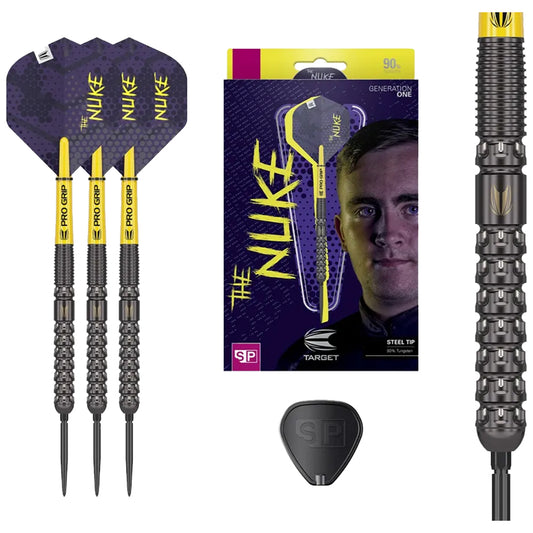 Target Luke Littler G1 SP Steel Tip 90% Tungsten 23g Dart Set
