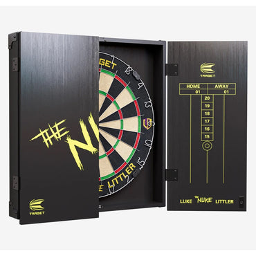 Target Luke Littler Dartboard & Cabinet Set