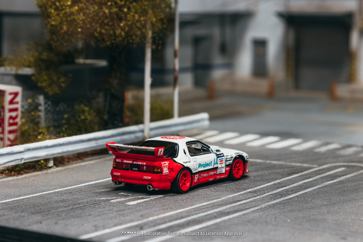 Tarmac Works Pandem Mazda RX-7 FC3S Watanabe 1:64 Diecast Model