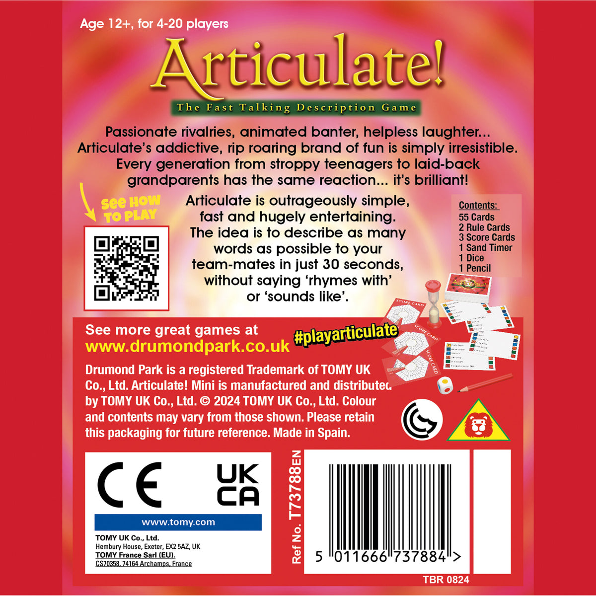 Drumond Park Articulate Mini Travel Card Game Age 6+ T73788