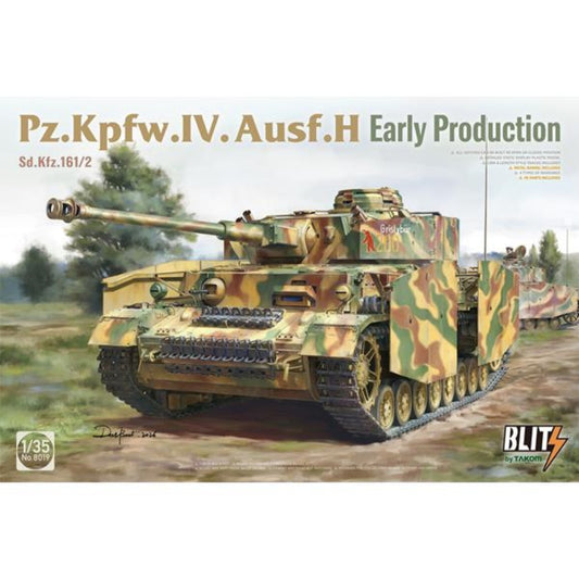 Takom 08019 Pz. Kpfw. IV Ausf. H Early Production Sd.kfz.161/2 1:35 Model Kit