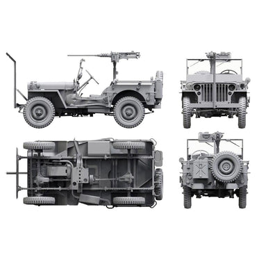 Takom 1016 US Army G503 MB 1/4 Ton Utility Truck & Driver 1:16 Plastic Model Kit