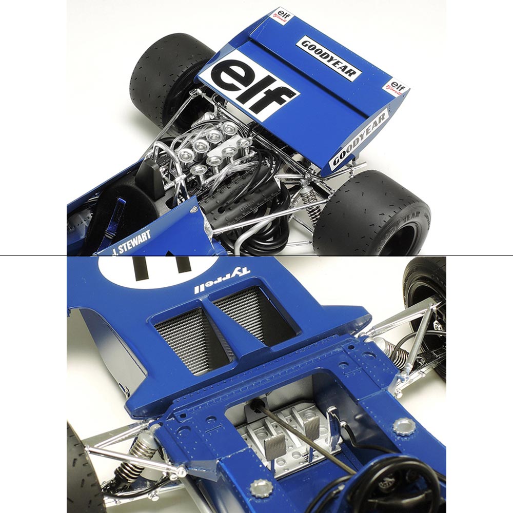 Tamiya 12054 Tyrrell 003 1971 Monaco GP 1:12 Plastic Model Kit
