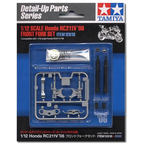 TAMIYA 12618 Honda RC211V '06 Front Fork 1:12 Motorbike Model Kit