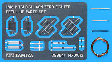 TAMIYA 12624 A6M Zero Detail Up Parts Set 1:48 Aircraft Model Kit