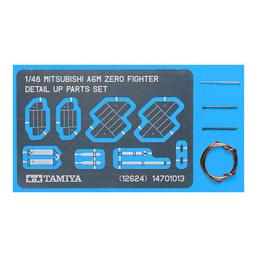 TAMIYA 12624 A6M Zero Detail Up Parts Set 1:48 Aircraft Model Kit