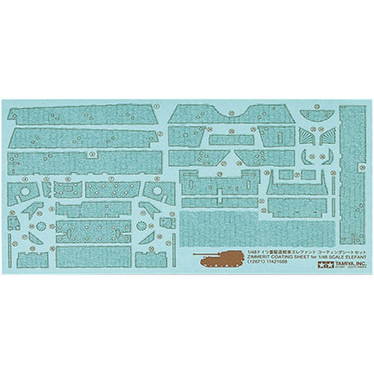 TAMIYA 12671 Elefant Zimmerit coating sheet 1:48 Military Model Kit