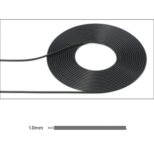 Tamiya 12678 Detail Cable 1.0mm Black for Model Kits