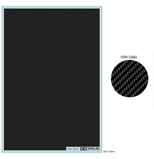TAMIYA 12682 Carbon Decal Twill Weave 1:24 - Extra Fine Model Kit Accessory