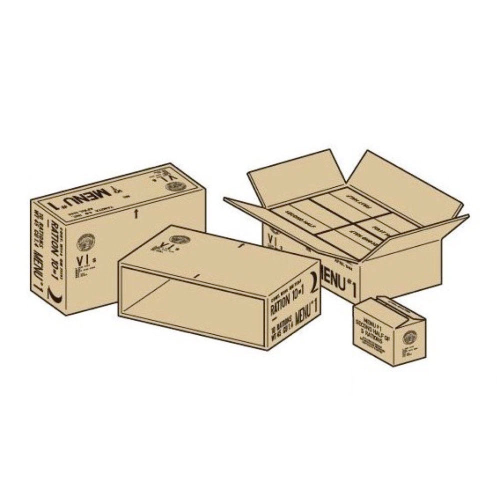 TAMIYA 12689 WWII 10-in-1 Ration Cartons 1:35 Plastic Model Kit
