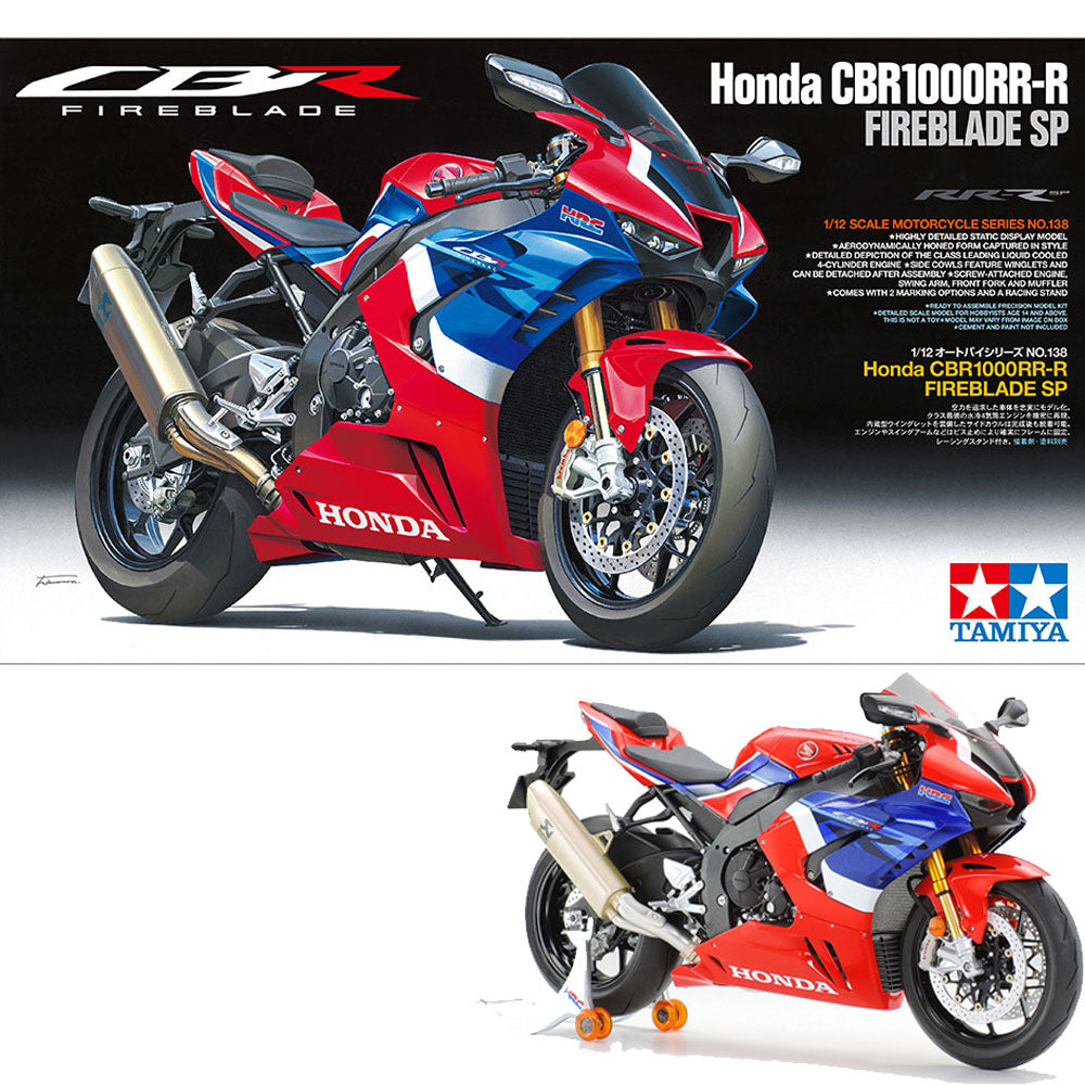 Tamiya 14138 Honda CBR1000RR-R Fireblade Sp 1:12 Plastic Bike Model Kit