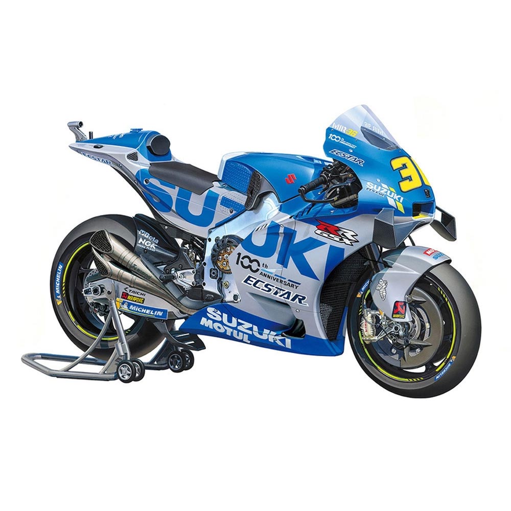 Tamiya 14139 Team Suzuki Ecstar GSX-RR20 1:12 Bike Kit inc. Fork Set 12691