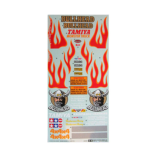 TAMIYA 58089 Bullhead/58535 Bull Head, 1425172/9495111 Decals/Stickers