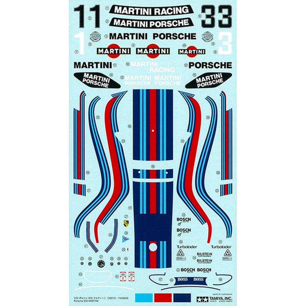 Tamiya 20070 Porsche 935 'Martini' 1:20 Model Kit