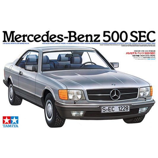 Tamiya 24029 Mercedes-Benz 500 SEC 1:24 Model Kit