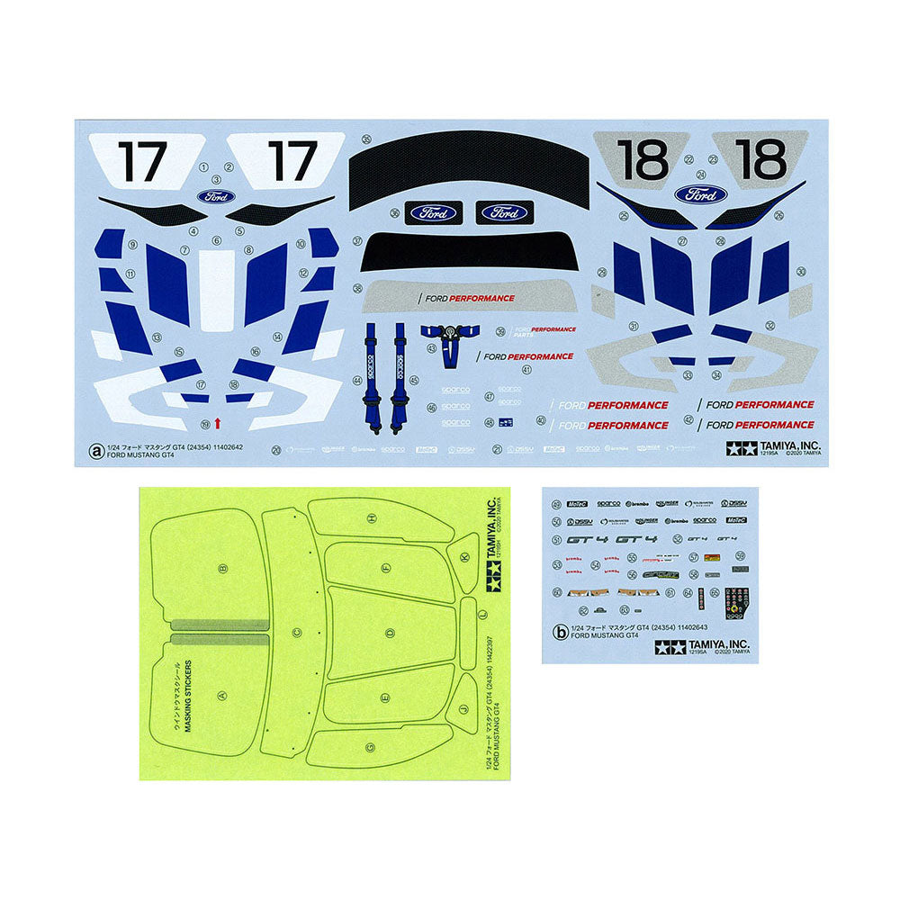 Tamiya 24354 Ford Mustang GT4 1:24 Plastic Model Kit