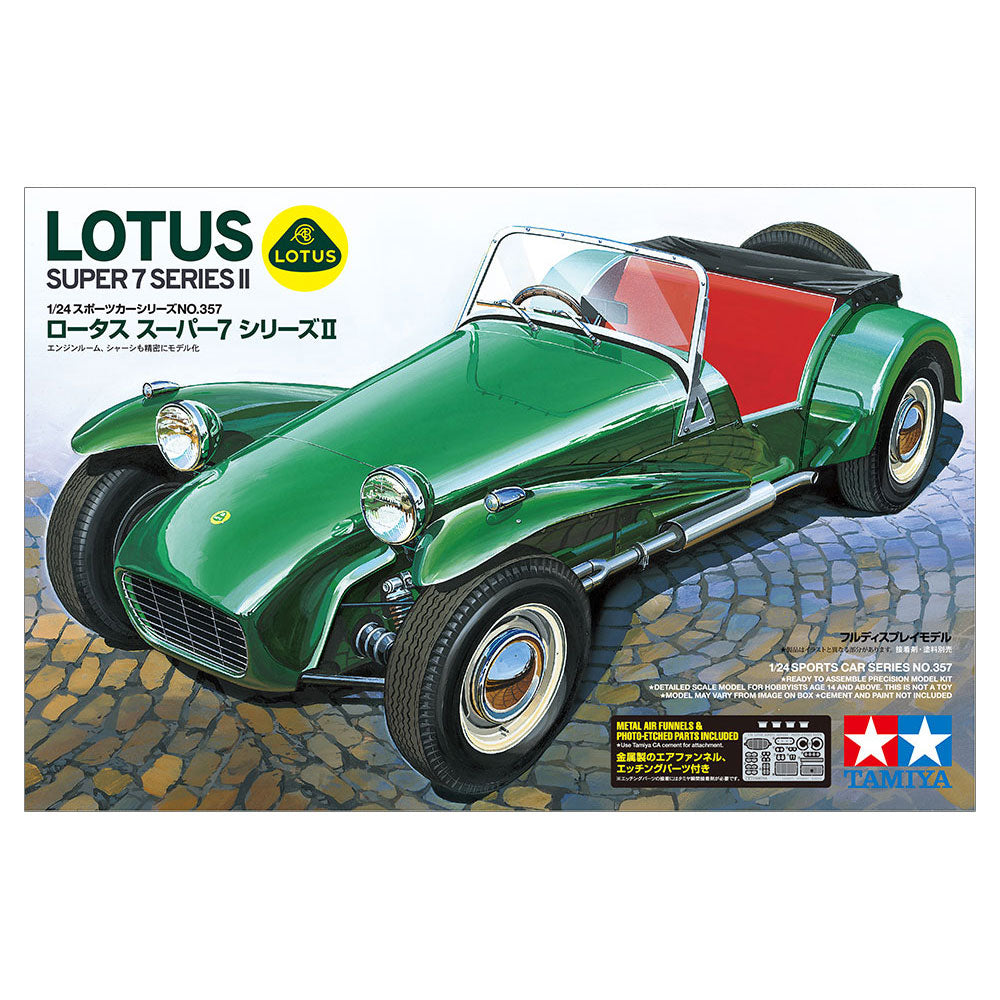 Tamiya 24357 Lotus Super 7 Series 2 1:24 Plastic Model Car Kit