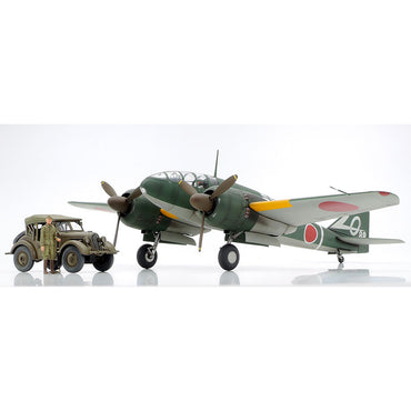Tamiya 25217 Mitsubishi Ki-46 III Type 100 & 4x4 Kurogane Set 1:48 Model Kit