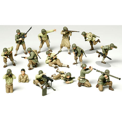 TAMIYA 32513 WWII US Army Infantry GI Set 1:48 Military Model Kit