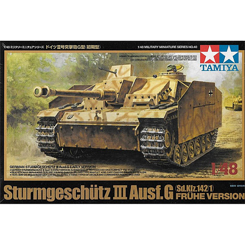 TAMIYA 32540 Sturmgeschutz Iii Early Prod 1:48 Tank Model Kit