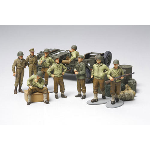 TAMIYA 32552 WWII US Army Infantry & Jeep 1:48 Military Model Kit