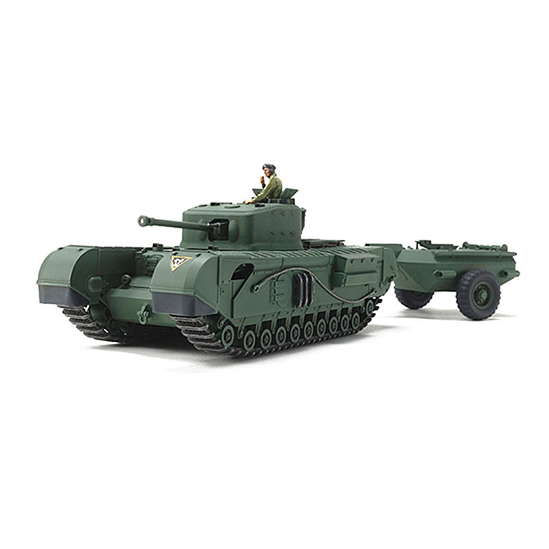 TAMIYA 32594 British Churchill Tank MKVII Crocodile 1:48 Tank Model Kit