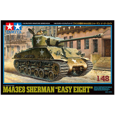 TAMIYA 32595 Sherman M4A3E8 Easy Eight 1:48 Tank Model Kit