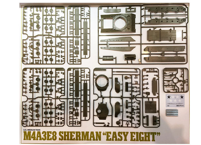 TAMIYA 32595 Sherman M4A3E8 Easy Eight 1:48 Tank Model Kit