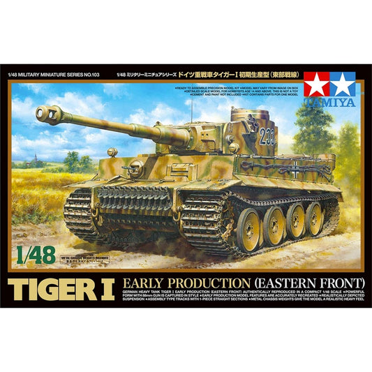 Tamiya 32603  1/48 Tiger I Early  Production East Front 1:48 Plastic Model Kit