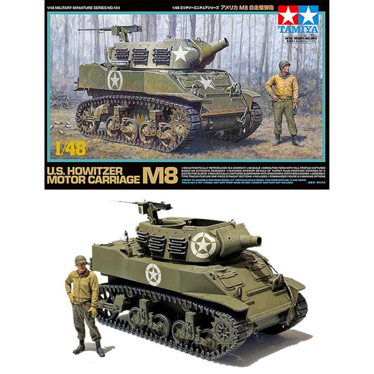Tamiya 32604  Howitzer  Motor Carriage M8 1:48 Model Kit