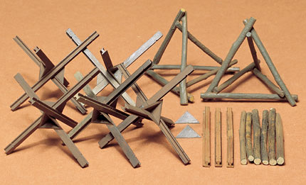 TAMIYA 35027 Barricades 1:35 Military Model Kit