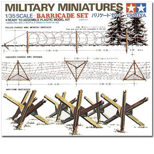 TAMIYA 35027 Barricades 1:35 Military Model Kit