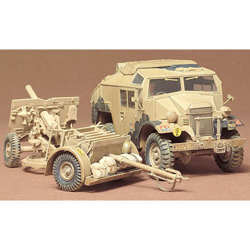 TAMIYA 35044 British 25 pounder & Quad Tractor 1:35 Military Model Kit