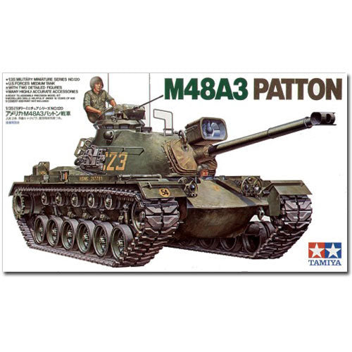 TAMIYA 35120 U.S. M48A3 Patton Tank 1:35 Military Model Kit
