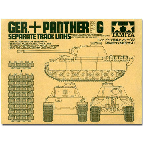 TAMIYA 35171 Panther G Separate Track Link 1:35 Military Model Kit