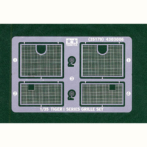 TAMIYA 35179 Tiger 1 Etched Grille 1:35 Military Model Kit