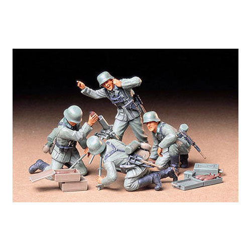 TAMIYA 35193 German Infantry Mortar Team 1:35  Military Model Kit Figures