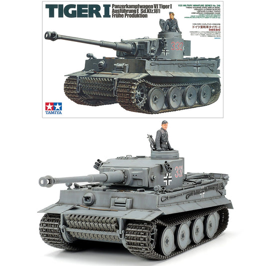 TAMIYA 35216 German Tiger I Early Production Tank 1:35 Military Model Kit