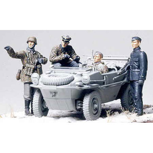 TAMIYA 35253 4 Recon figures for Schwimwagon 1:35 Military Model Kit