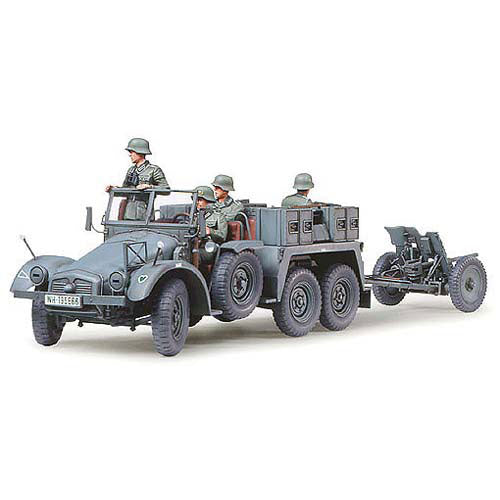 TAMIYA 35259 Krupp Towing Truck w/37mm Pak 1:35 Military Model Kit