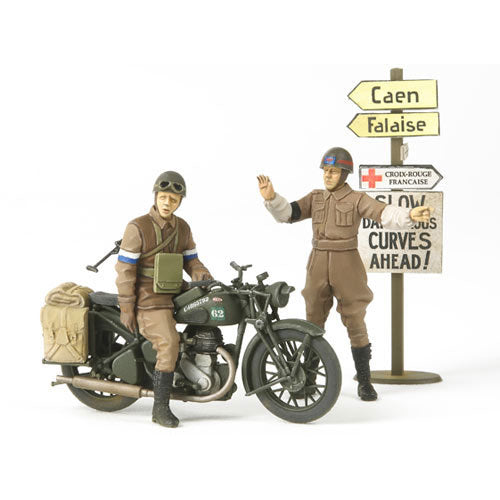 TAMIYA 35316 BSA M20 Motorcycle w Mil Police 1:35 Military Model Kit