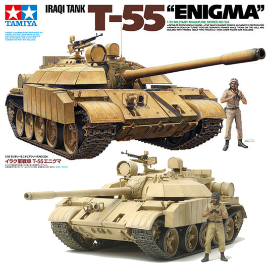TAMIYA 35324 T-55 Enigma Iraqi Tank 1:35 Military Model Kit